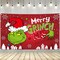 Merry Christmas Banner Backdrop Decoration- 5x3FT (Christmas)
